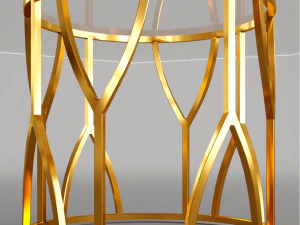 Glass table 3D Model