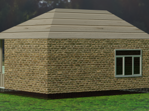 House for extras Modèle 3D
