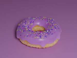 Пончик 3D Модель