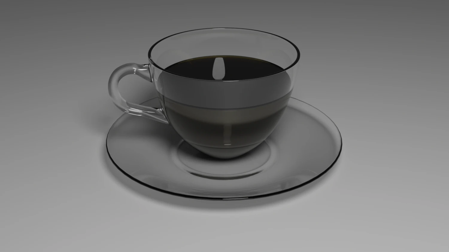 Black coffe 3D Model .c4d .max .obj .3ds .fbx .stl .blend