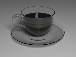 Black coffe 3D Model