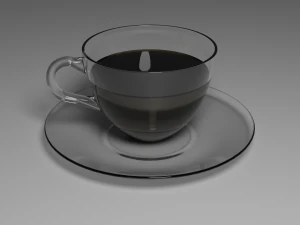 블랙 커피 3D 모델