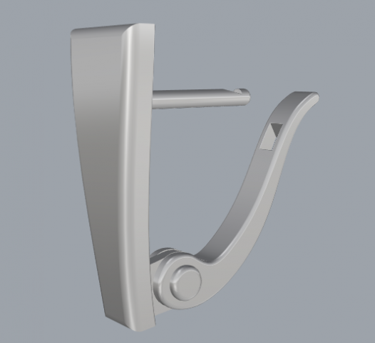 Fastener - earring Modello di stampa 3D .c4d .max .obj .3ds .fbx .stl .blend