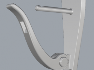Fastener - earring Modello di stampa 3D