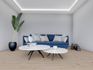 Sofa blue 3D Модель
