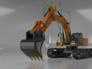 Строительная техника 3D Модель