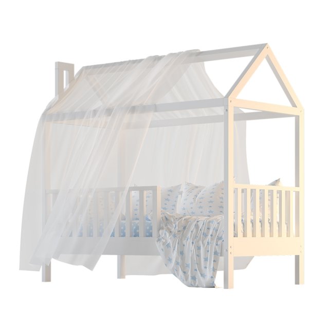 Childrens bed house Linn with board - Solid Beech 3D Модель .c4d .max .obj .3ds .fbx .stl .blend 