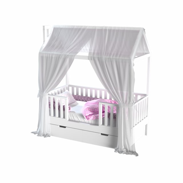 Childrens bed house Lynn - entrance in the center 3D मॉडल .c4d .max .obj .3ds .fbx .stl .blend 