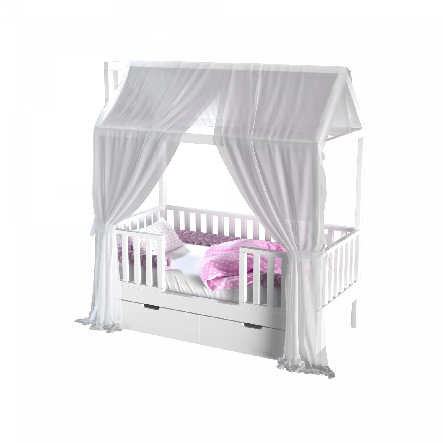 Childrens bed house Lynn - entrance in the center 3D Model .c4d .max .obj .3ds .fbx .stl .blend 