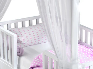 Childrens bed house Lynn - entrance in the center 3D Model