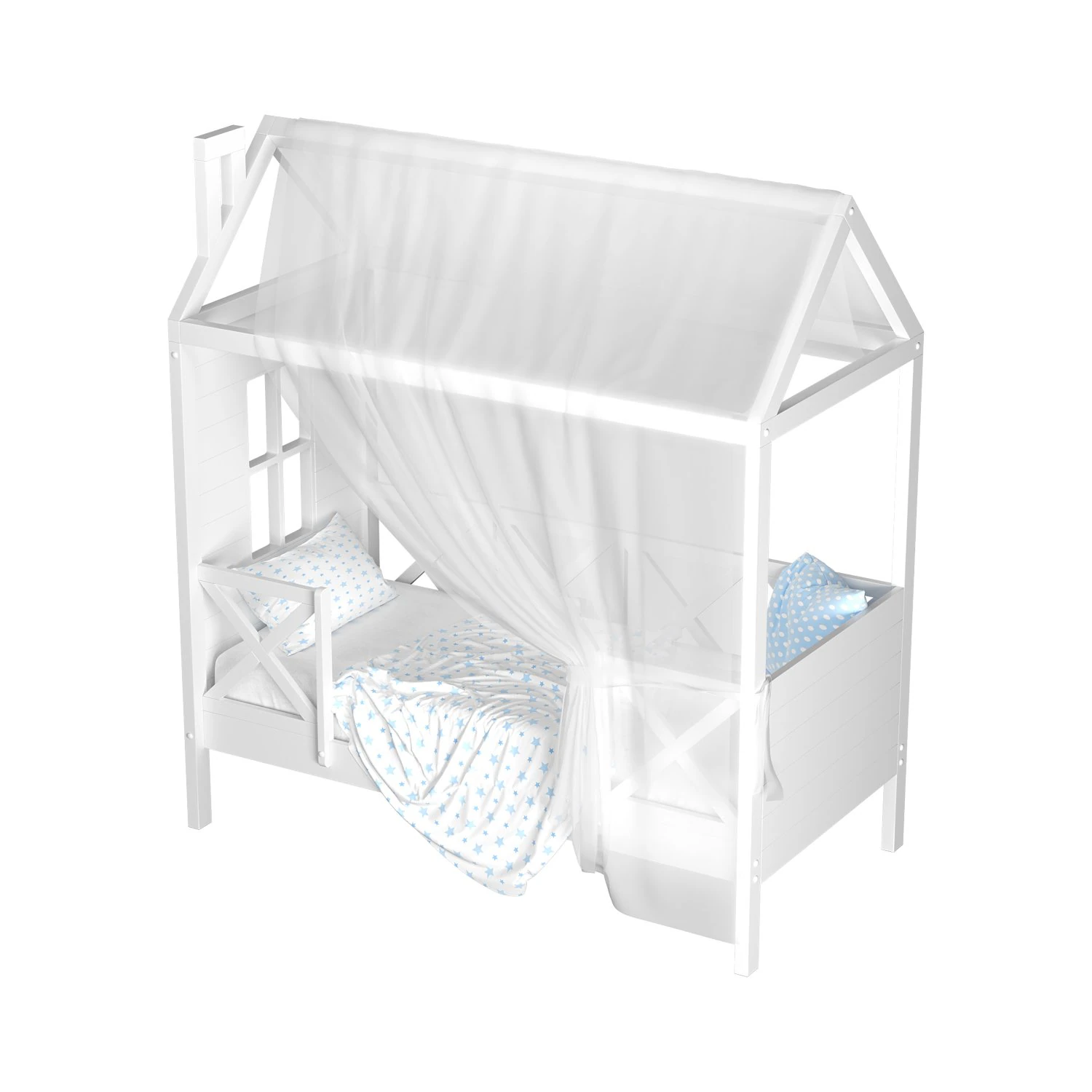 Childrens bed house Runa 3D Model .c4d .max .obj .3ds .fbx .stl .blend 
