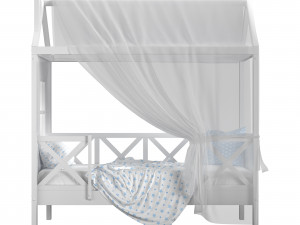 Childrens bed house Runa 3Dモデル