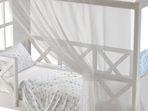 Childrens bed house Runa 3Dモデル