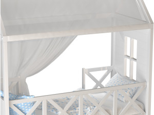 Childrens bed house Runa 3Dモデル
