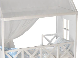 Childrens bed house Runa 3D Model