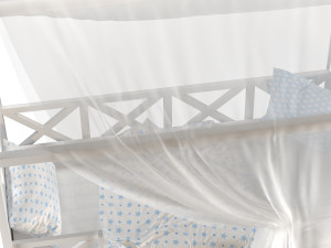 Childrens bed house Runa 3Dモデル