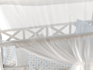 Childrens bed house Runa 3D Model