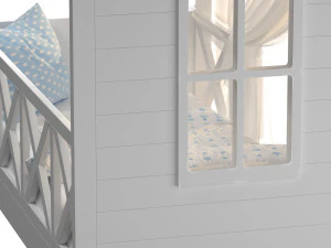 Childrens bed house Runa 3D Model
