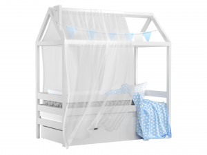 Childrens bedhouse Brunet - solid beech 3D Model