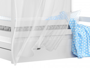 Childrens bedhouse Brunet - solid beech 3D Model