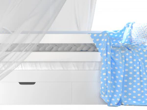 Childrens bedhouse Brunet - solid beech 3D Model