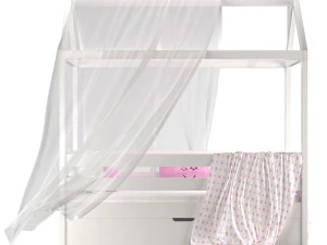 Childrens bed house Brunet - Solid Beech 02 3D Model