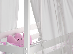 Childrens bed house Brunet - Solid Beech 02 3Dモデル