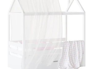 Childrens bed house Brunet - Solid Beech 02 3D Model