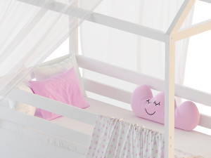 Childrens bed house Brunet - Solid Beech 02 3Dモデル