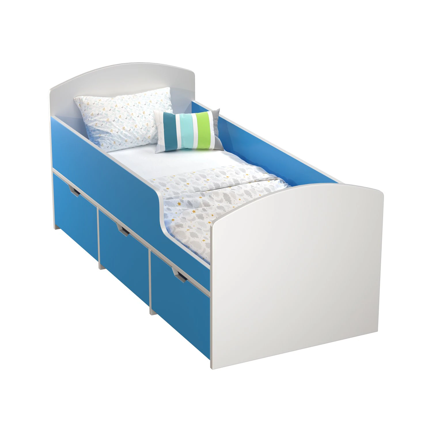 Loft bed Yaroff Kid Mini 3D Model .c4d .max .obj .3ds .fbx .stl .blend 