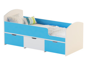 Loft bed Yaroff Kid Mini 3D Model