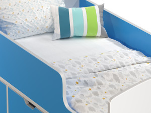 Loft bed Yaroff Kid Mini 3D Model