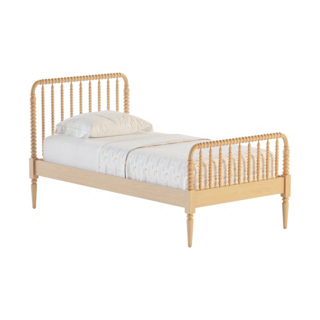 Jenny Lind Kids Maple Wood Spindle Twin Bed Modelo 3D .c4d .max .obj .3ds .fbx .stl .blend