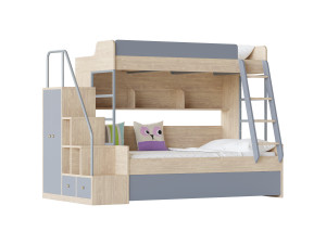 Bunk Bed 3D Model