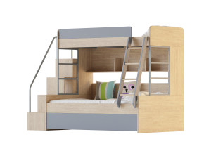 Bunk Bed Model 3D