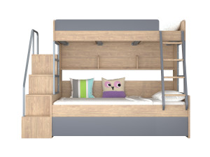 Bunk Bed Model 3D