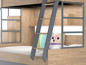 Bunk Bed Model 3D