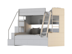 Bunk Bed Model 3D