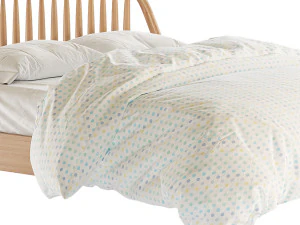 Bodie Oak Wood Spindle Kids Queen Bed 3D Model