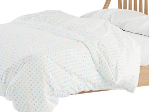 Bodie Oak Wood Spindle Kids Queen Bed 3D Model