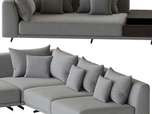 Sof&aacute; sem fim 3 Modelo 3D