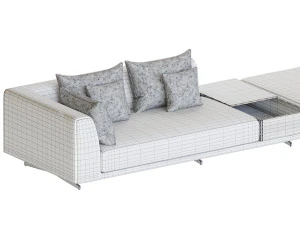 Sof&aacute; sem fim 3 Modelo 3D