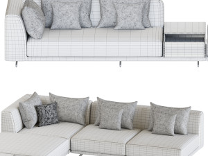 Endless sofa 3 3D Модель