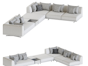 Endless sofa 3 3D Модель
