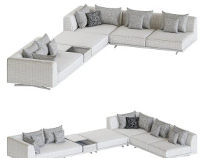 Sof&aacute; sem fim 3 Modelo 3D