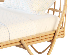 Malu Vintage Rattan Bed 3Dモデル