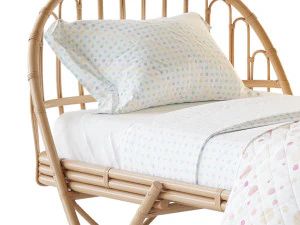 Malu Vintage Rattan Bed 3D Model