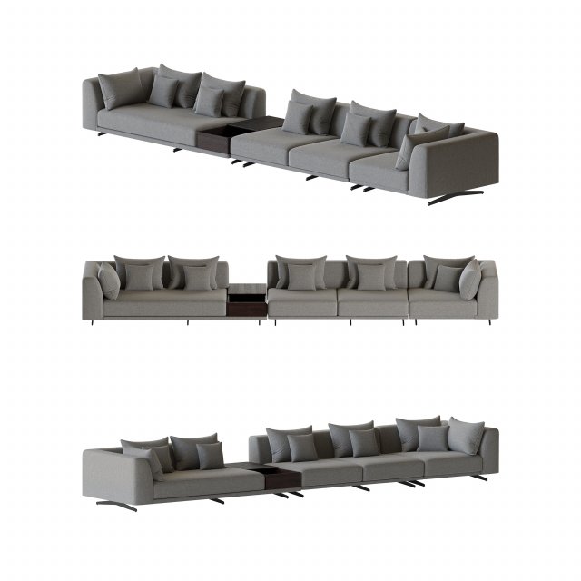 Endless Sofa 5 3Dモデル .c4d .max .obj .3ds .fbx .stl .blend 