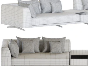 Endless Sofa 5 3D Model