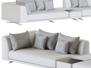 Endless Sofa 5 3D Model
